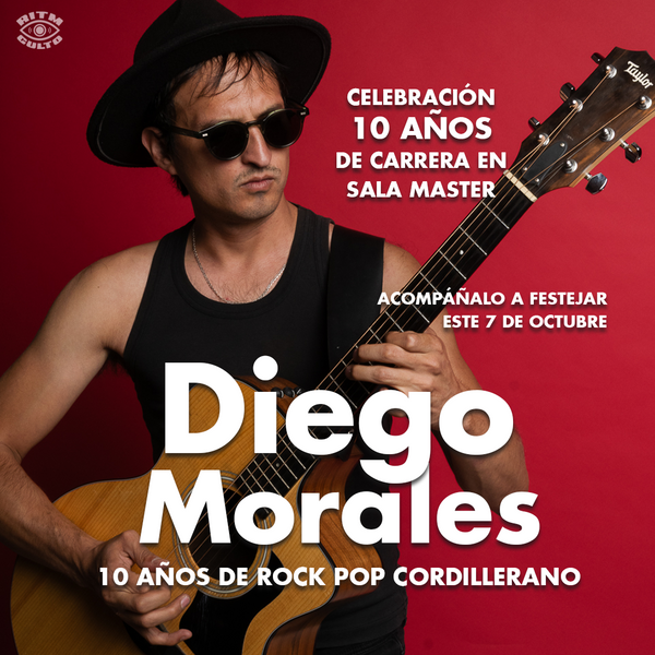 Diego Morales celebra 10 años de carrera ¡Acá te contamos donde!