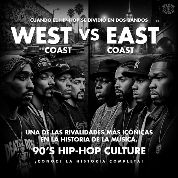 West Coast vs East Coast: Una batalla musical icónica de los 90s