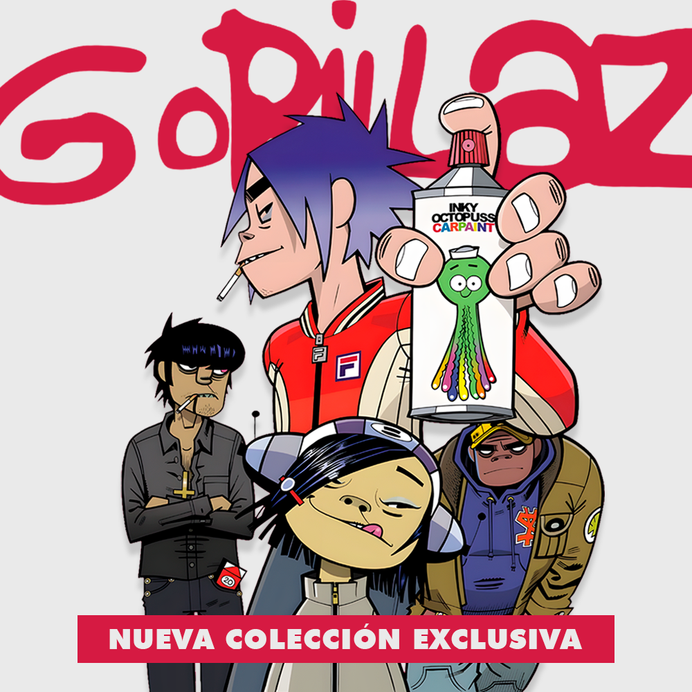 Poleras de Gorillaz en Chile: elige tu era antes del show
