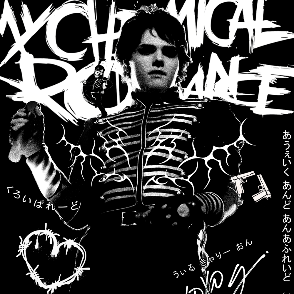 Polerón Polo Acid Wash My Chemical Romance Gerard Way
