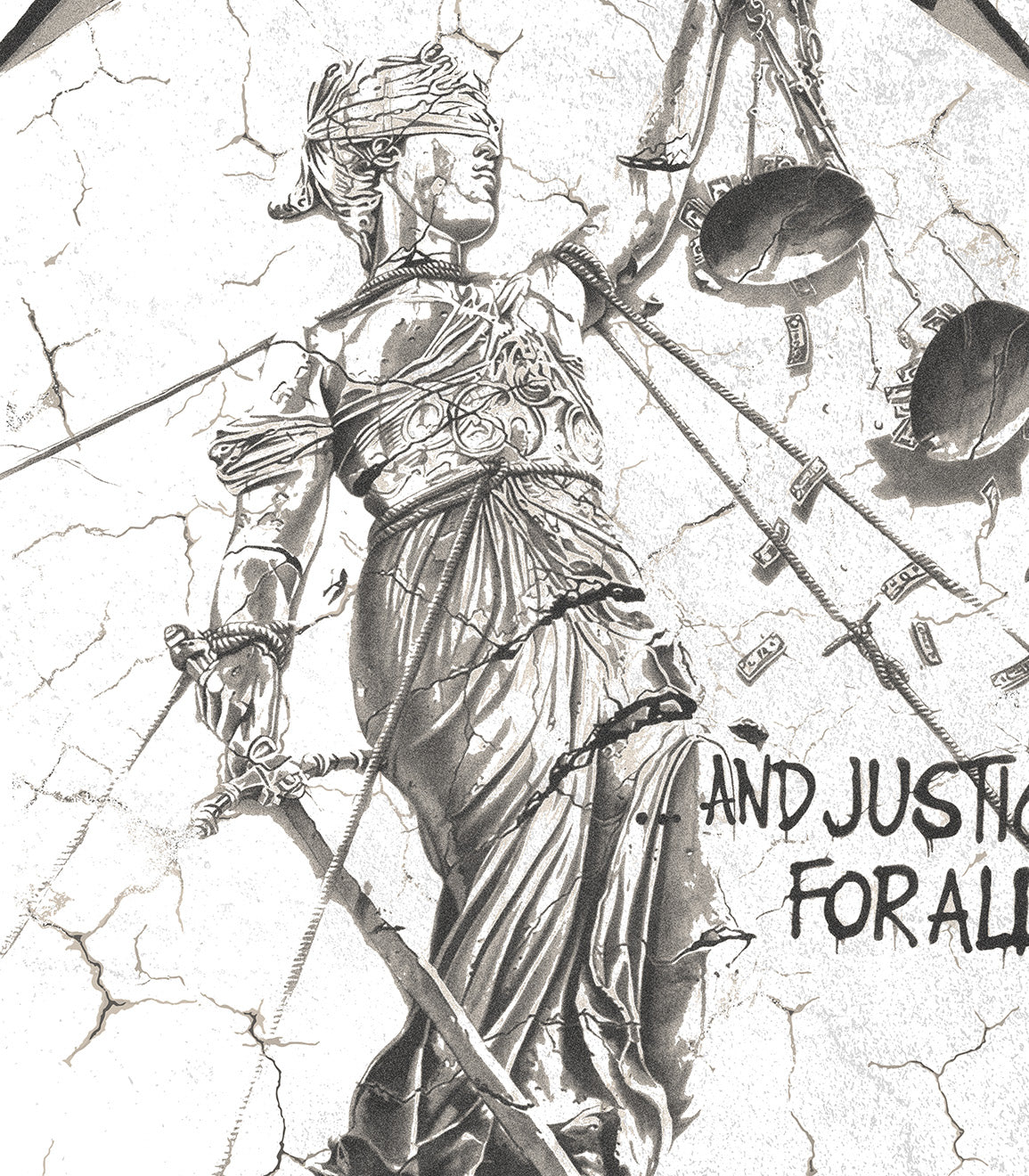Close Up Diseño Portada And Justice For All Metallica Exclusivo Ritmoculto