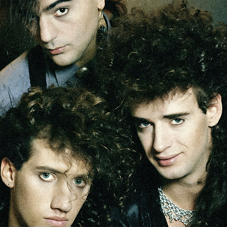 Close Up Soda Stereo con Gustavo Cerati Zeta Bosio y el baterista Charly Alberti Poster de Ritmoculto