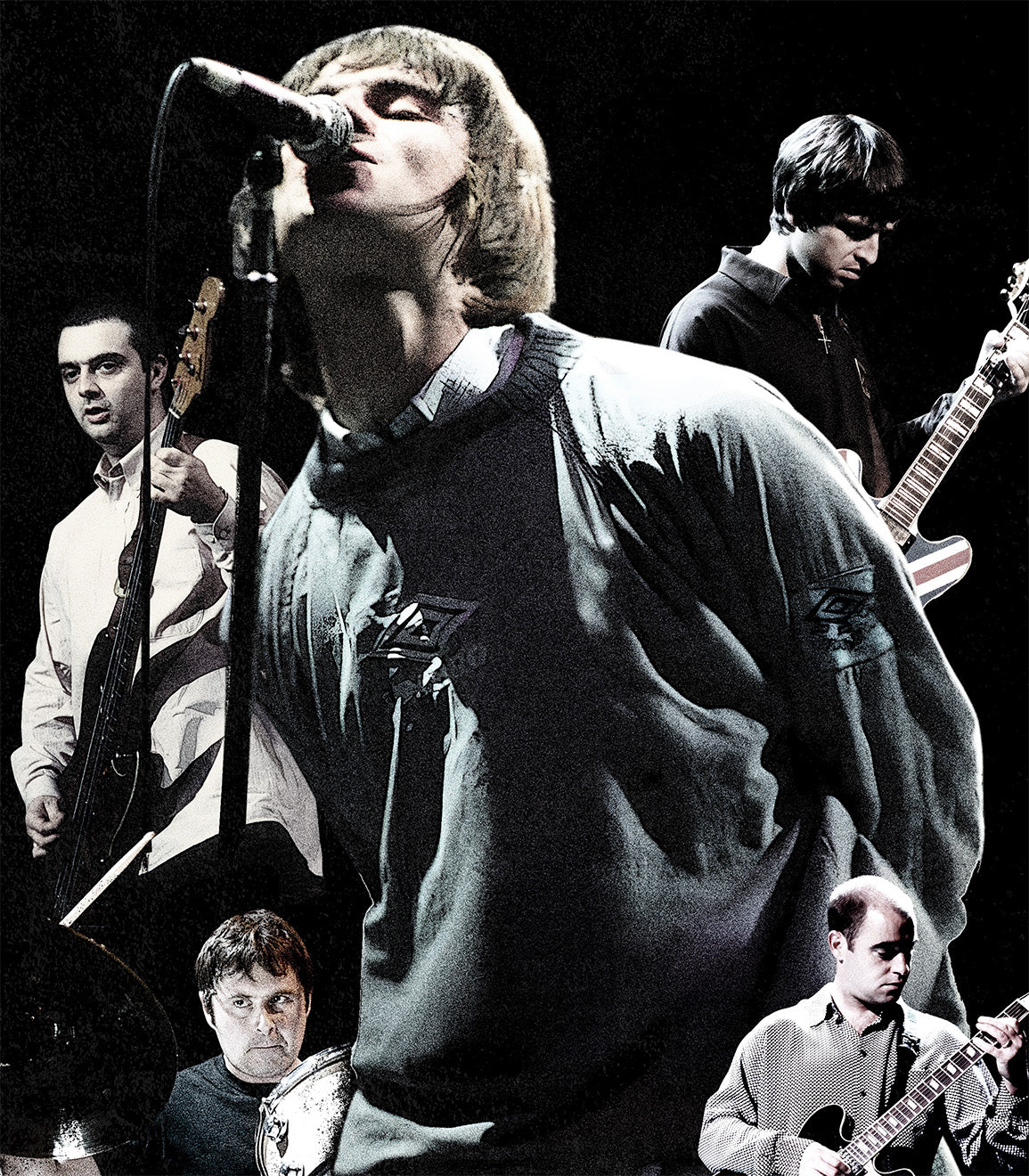 Closeup diseño Oasis Britpop 90s Exclusivo Ritmoculto