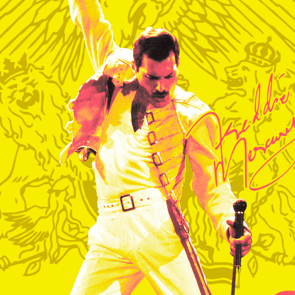 Polera Regular Fit Freddie Mercury Queen | Magic Tour