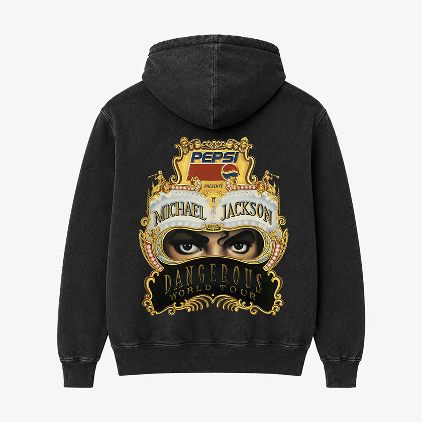 Hoodie Acid Wash Dangerous World Tour | Michael Jackson