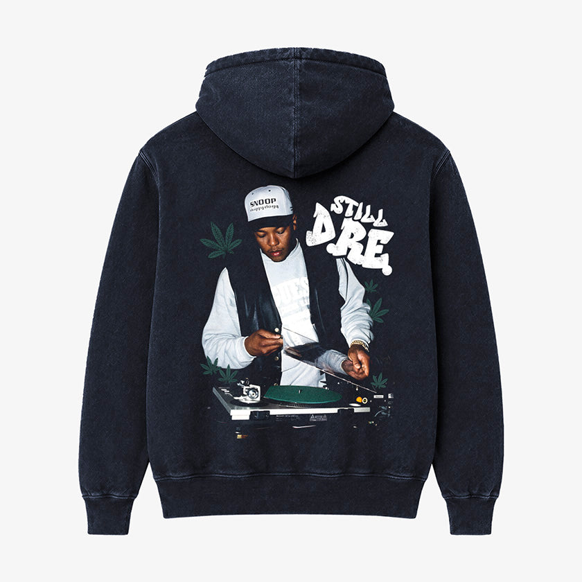 Hoodie Acid Wash Dr. Dre | Logo Grande