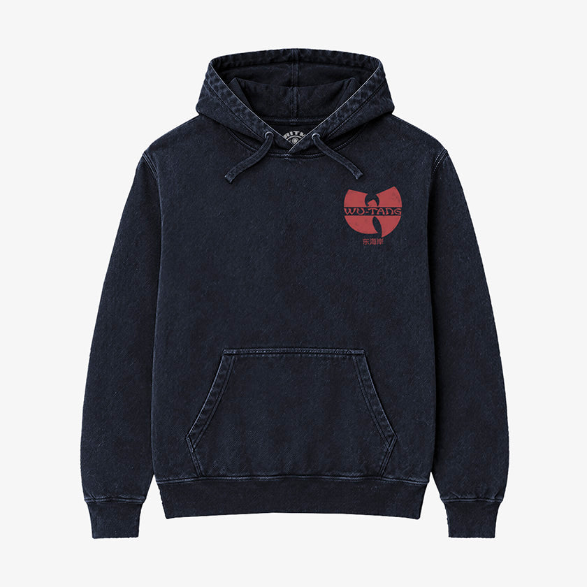 Hoodie Acid Wash Wu-Tang Clan Mugshots | East Coast Drip