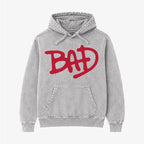 Hoodie Acid Wash Bad Logo | Álbum Michael Jackson