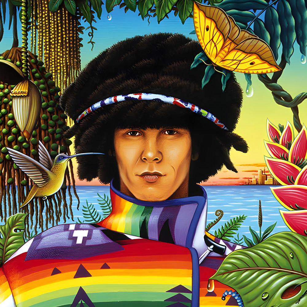 Polera Regular Fit Jamiroquai Art Cover | Emergency On Planet Earth
