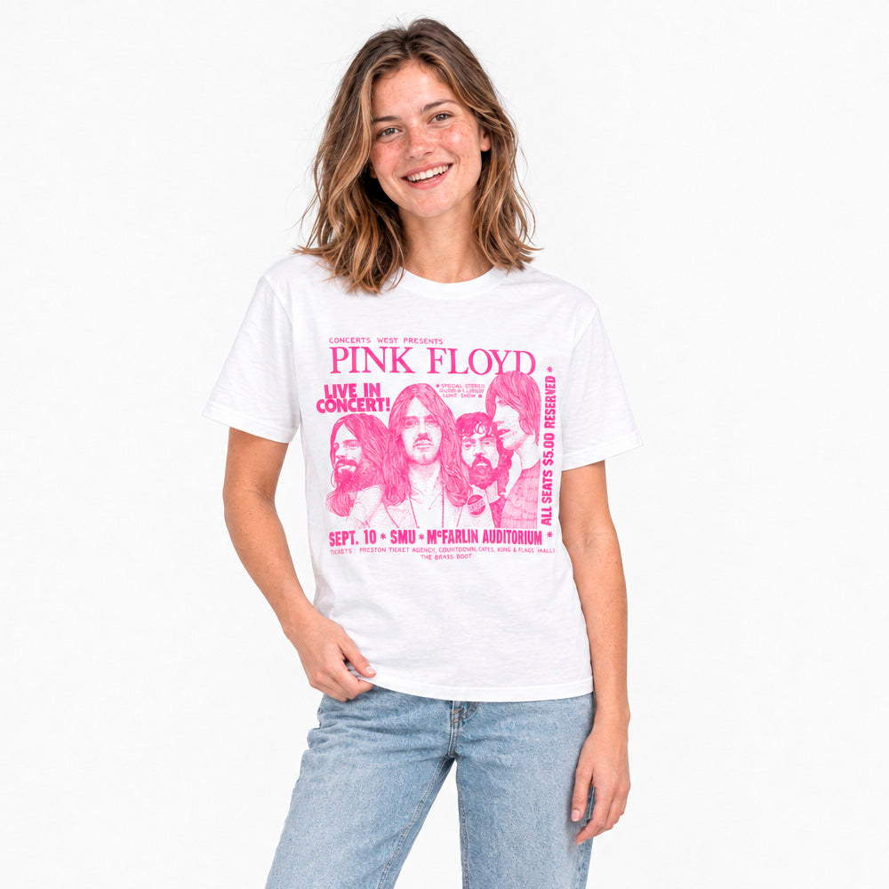 Polera Regular Fit Pink Floyd MCFarlin Auditorium | Póster Show