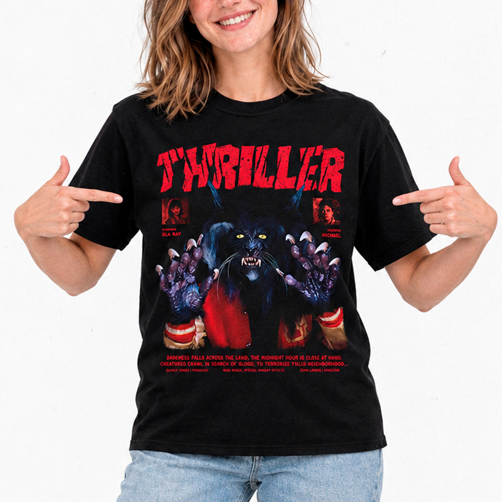 Polera Thriller Michael Jackson Hombre Lobo