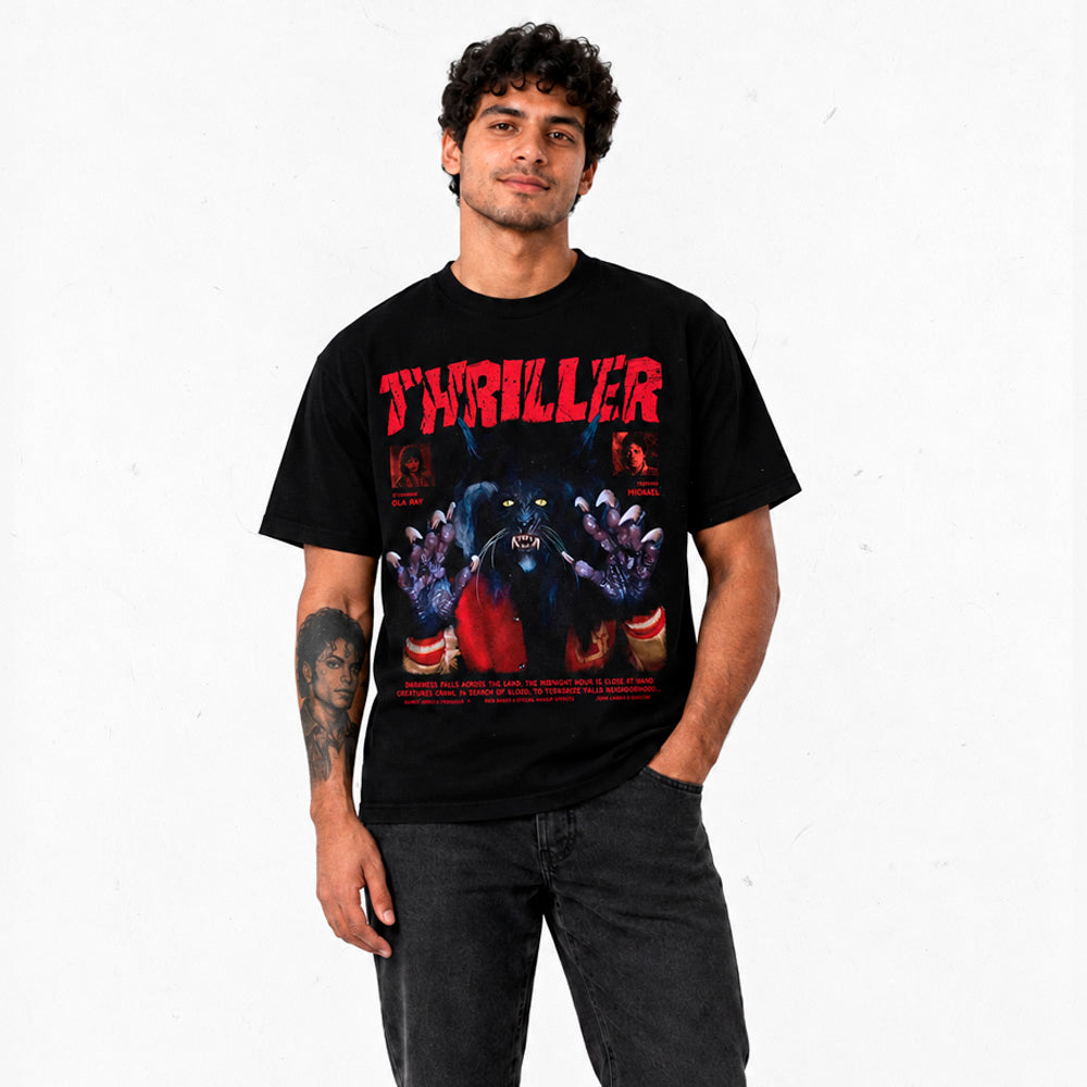 Polera Thriller Michael Jackson Hombre Lobo