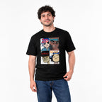 Polera Regular Fit Gorillaz Graffiti Mugshots