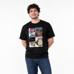 Polera Regular Fit Gorillaz Graffiti Mugshots