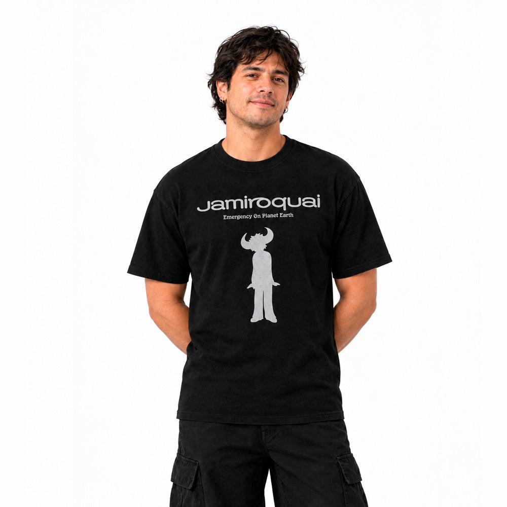 Polera Regular Fit Jamiroquai Emergency On Planet Earth | Acid Funk