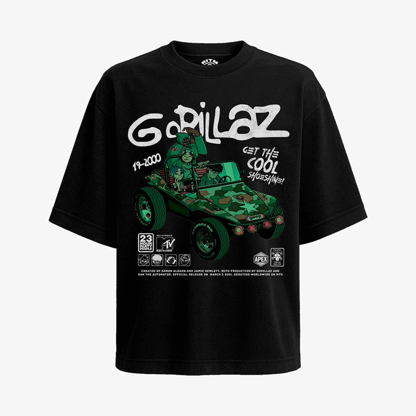 Polera Oversize Gorillaz 19-2000 | Video Icónico
