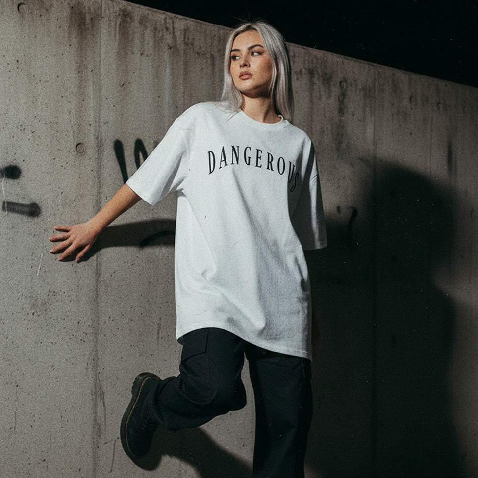 Polera Michael Jackson Dangerous World Tour | Doble Estampado Peligroso