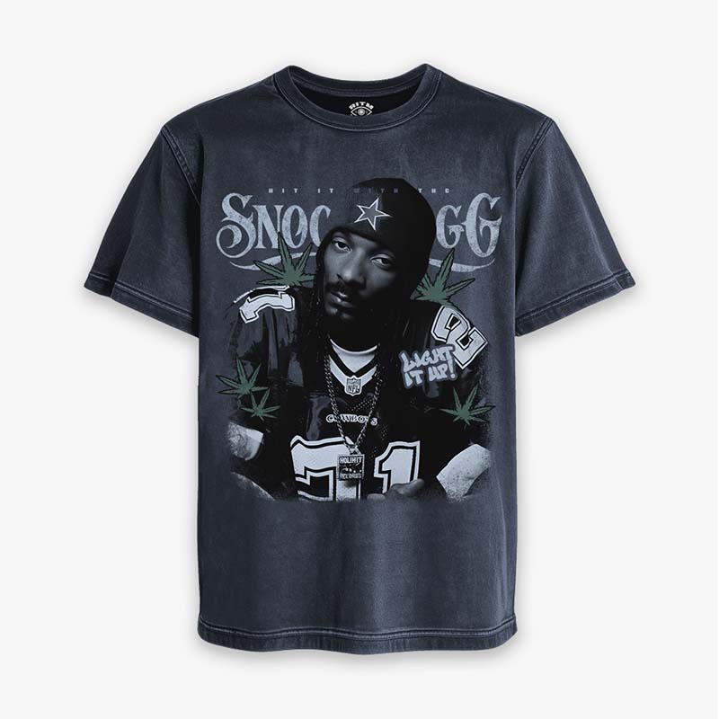 Polera Acid Wash Snoop Dogg | West Coast Drip