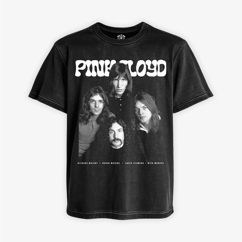 Polera Acid Wash Pink Floyd | Banda 70s