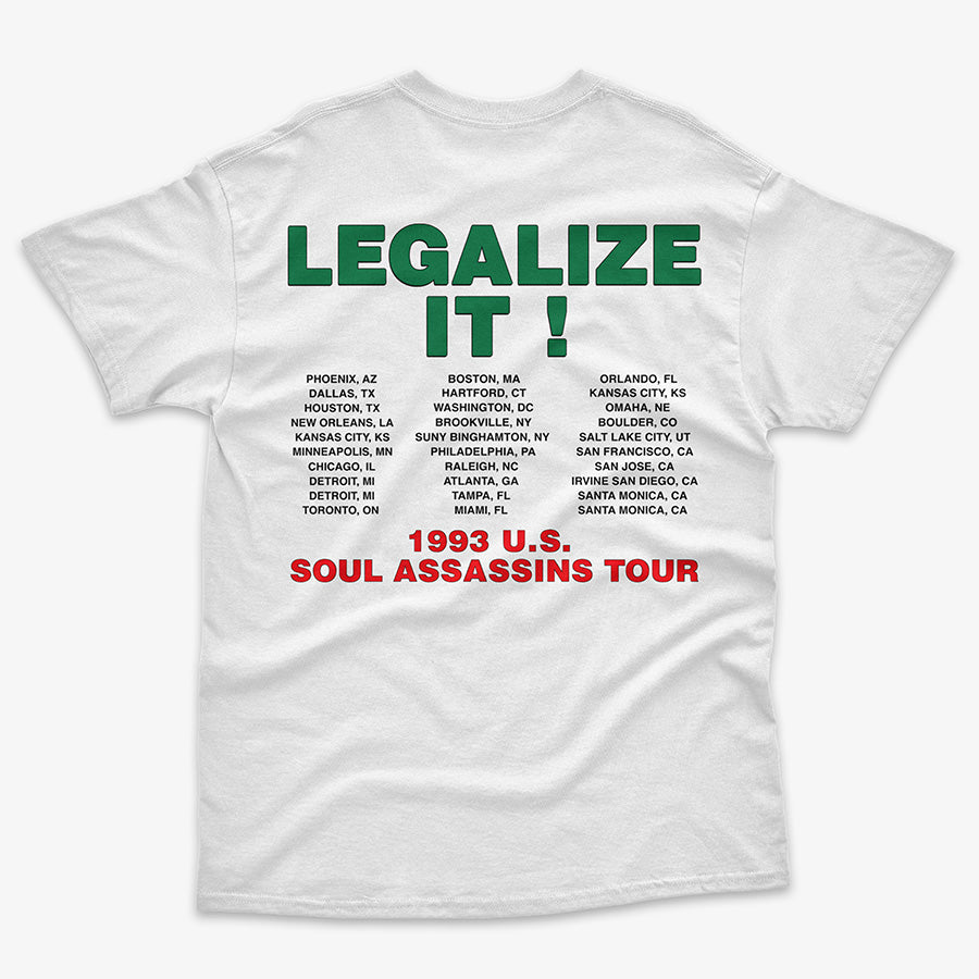 Polera Regular Fit Cypress Hill Soul Assassins Tour 1993 | Legalize It!