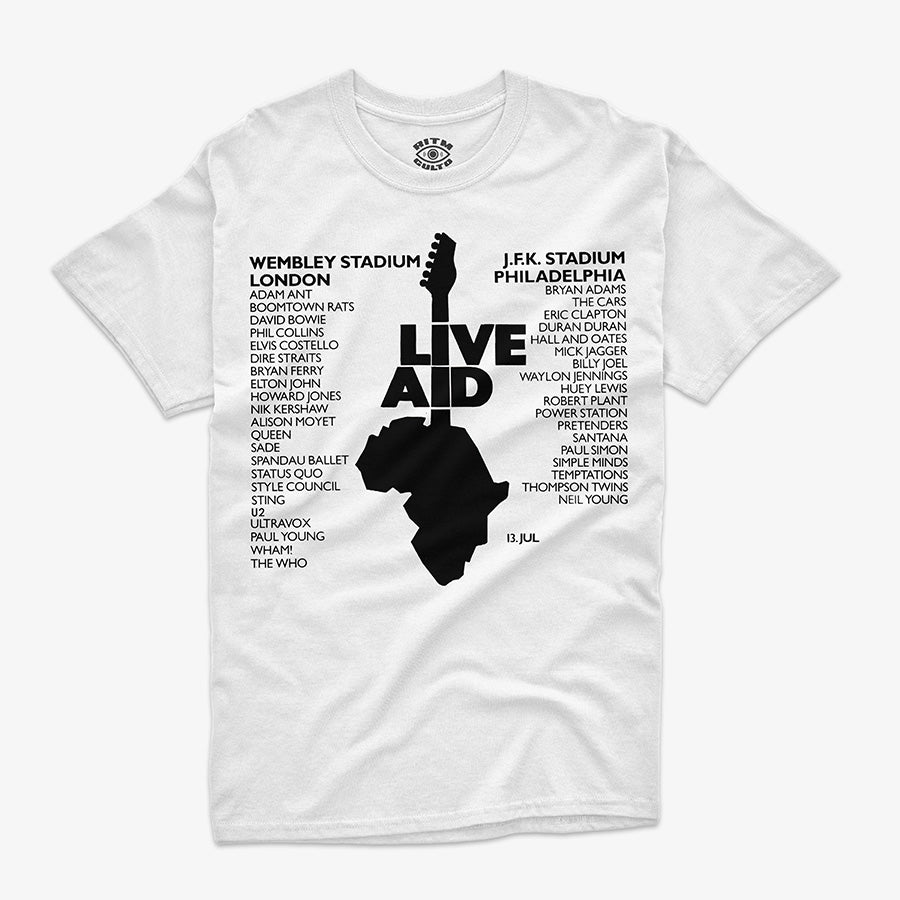 Polera Regular Fit Live Aid | Concierto Legendario
