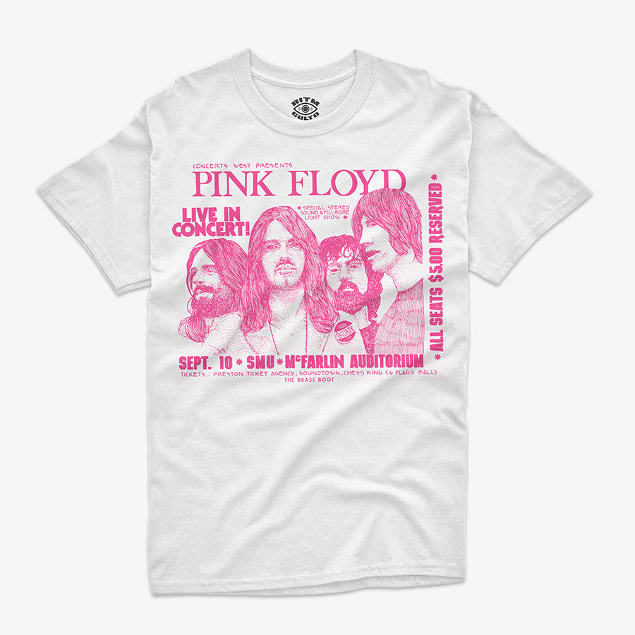 Polera Regular Fit Pink Floyd MCFarlin Auditorium | Póster Show