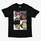 Polera Regular Fit Gorillaz Graffiti Mugshots