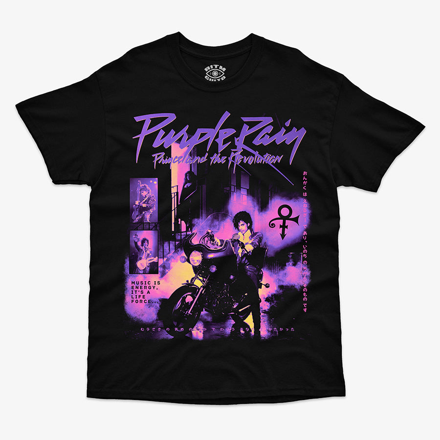 Polera Regular Fit Prince Purple Rain | Japanese Streetwear Ver