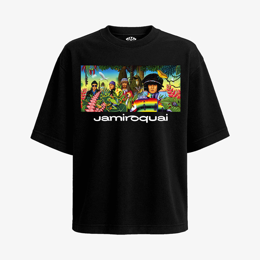 Polera Oversize Jamiroquai Art Cover | Emergency On Planet Earth