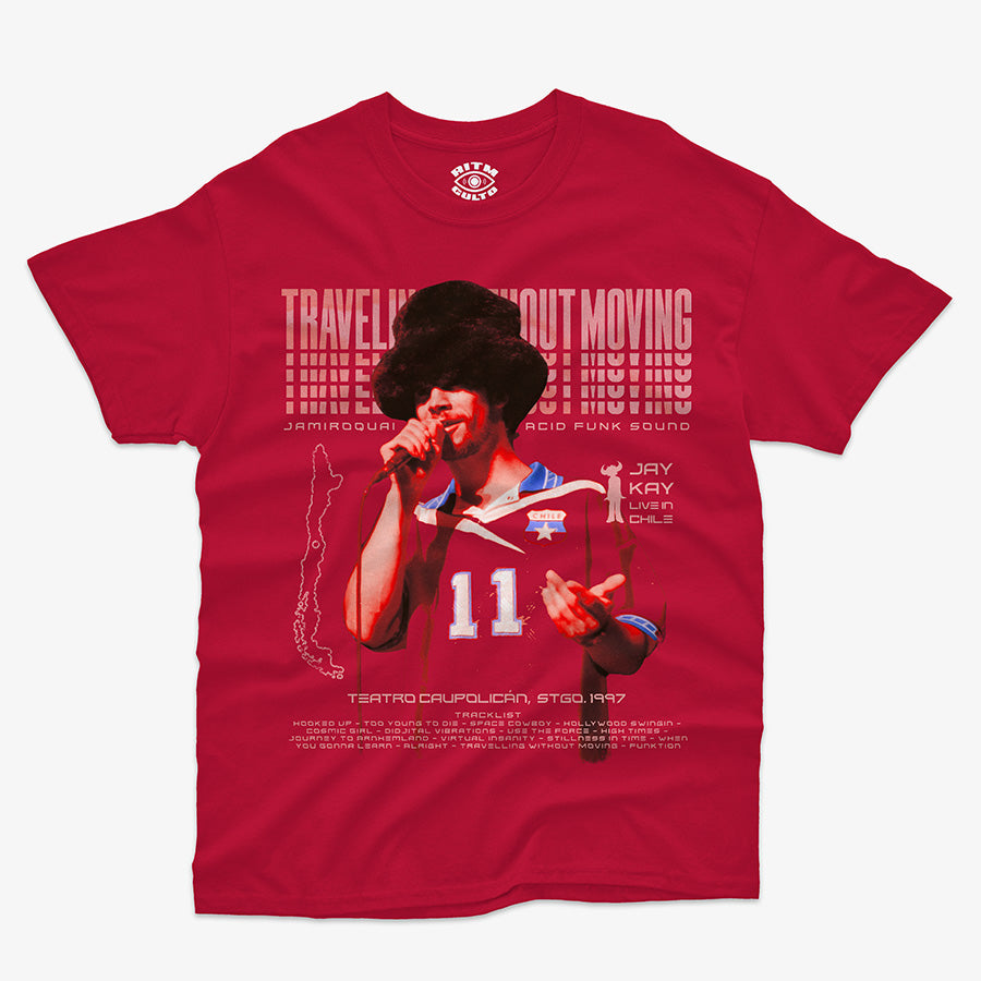 Polera Regular Fit Jamiroquai Live in Chile '97 | Jay Kay