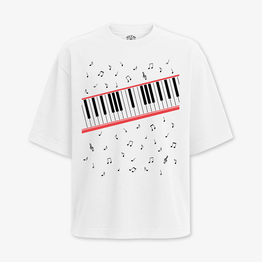Polera Oversize Teclado "Beat It" | El Drip de Michael Jackson
