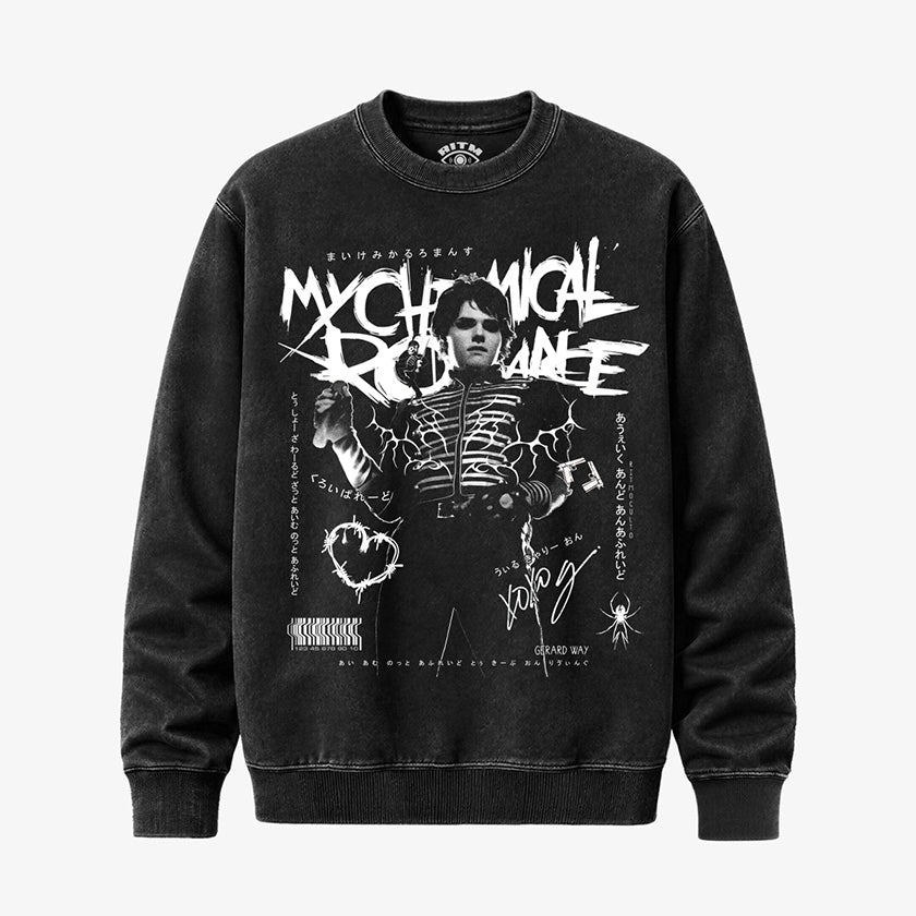 Polerón Polo Acid Wash My Chemical Romance Gerard Way