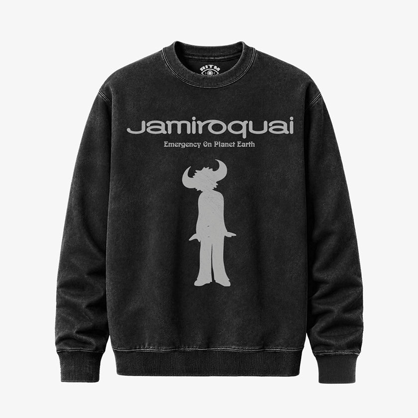 Polerón Polo Acid Wash Jamiroquai Emergency On Planet Earth