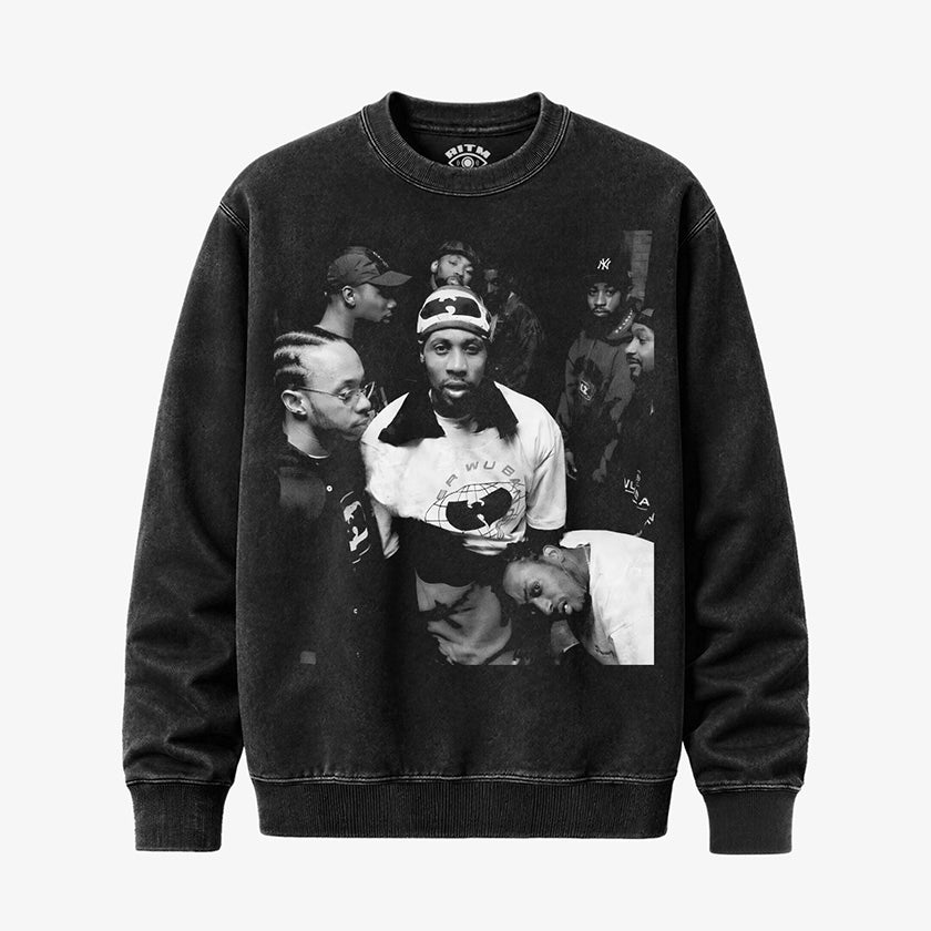 Polerón Polo Acid Wash Wu-Tang Clan | East Coast Flow