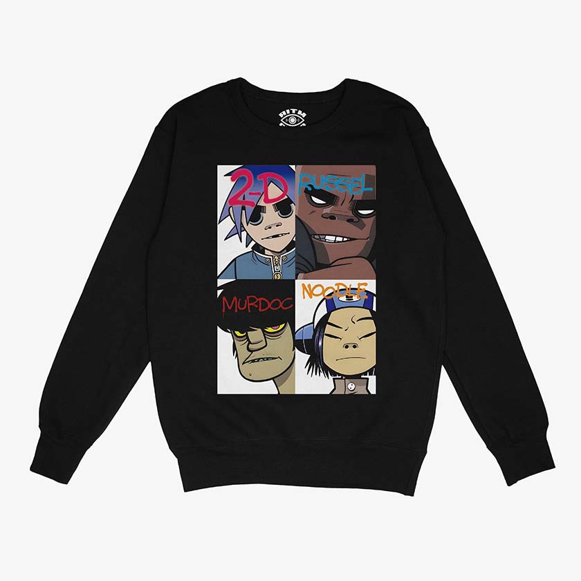 Polerón Polo Gorillaz Graffiti Mugshots