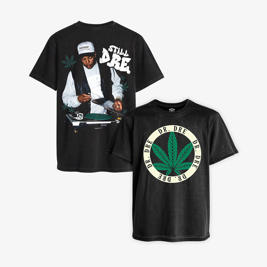 Polera Acid Wash Dr. Dre | Weed Edition