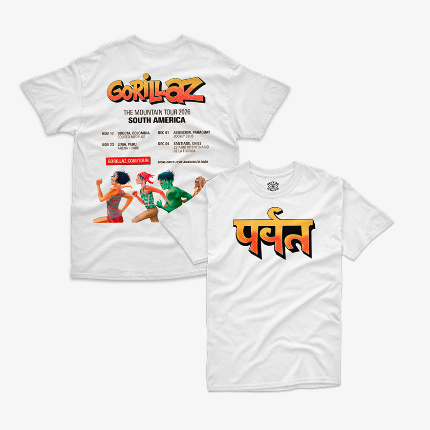 Polera Regular Fit Gorillaz The Mountain Tour 2026 | Edición Limitada