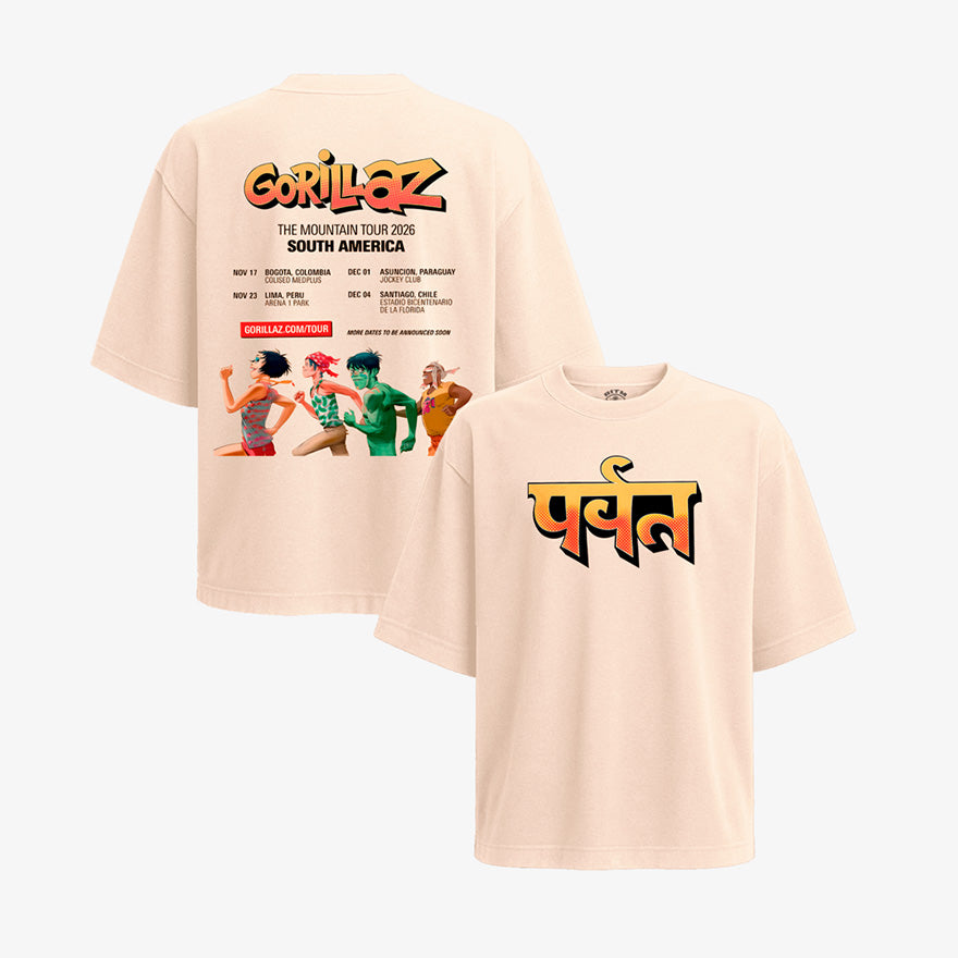 Polera Oversize Gorillaz The Mountain Tour 2026 | Edición Limitada