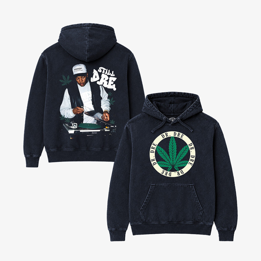 Hoodie Acid Wash Dr. Dre | Logo Grande