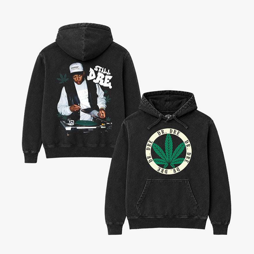 Hoodie Acid Wash Dr. Dre | Logo Grande