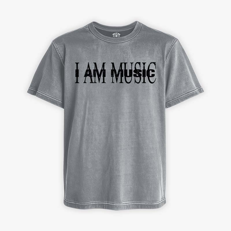 Polera Acid Gris Playboi Carti I AM MUSIC Exclusiva Ritmoculto