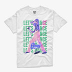 Polera Blanca Clasica David Bowie Lets Dance Rock 80s Exclusiva Ritmoculto