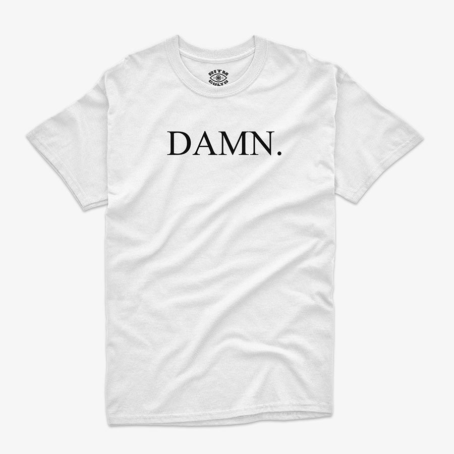 Polera Blanca Damn Logo Album Kendrick Lamar Exclusiva Ritmoculto