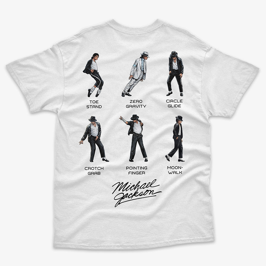 Polera Michael Jackson Dance Moves | Moonwalk, Zero Gravity y más
