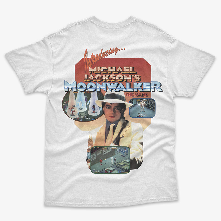 Polera Michael Jackson Moonwalker The Game | Sega 1990 en tu Pecho
