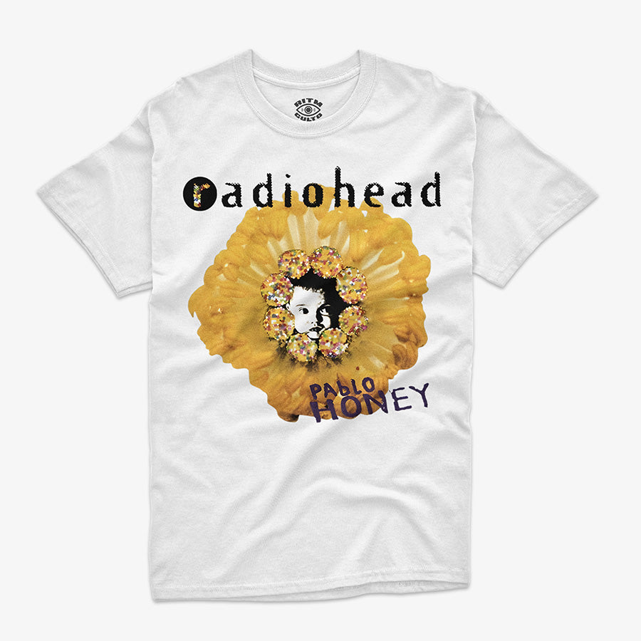 Polera Blanca Pablo Honey Radiohead Exclusiva Ritmoculto