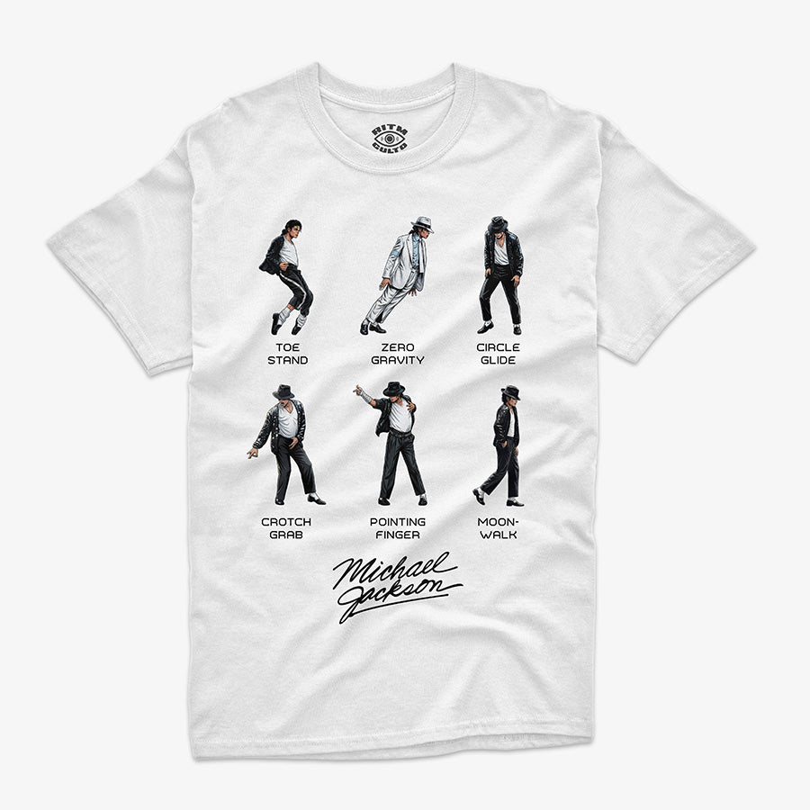 Polera Michael Jackson Dance Moves | Moonwalk, Zero Gravity y más