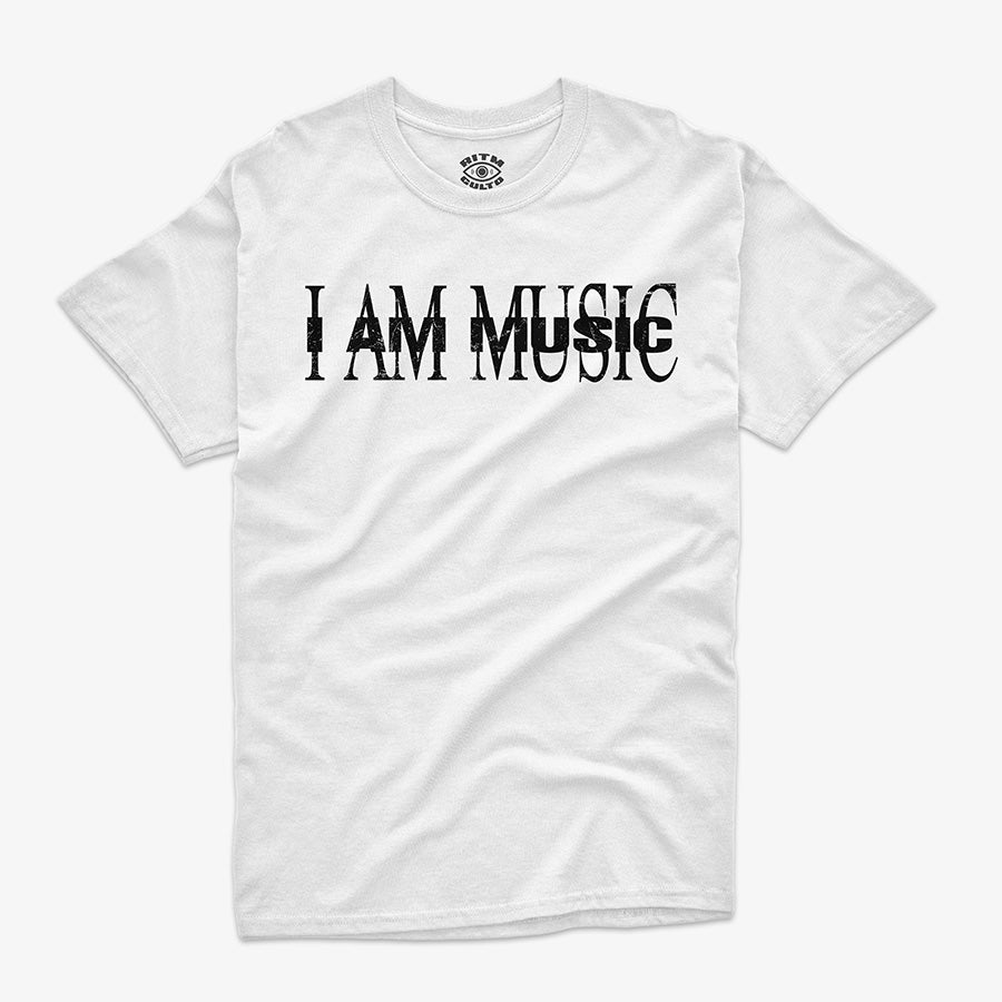 Polera Blanca Playboi Carti I AM MUSIC Exclusiva Ritmoculto