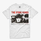 Polera Blanca The Stone Roses Póster Show Diseño Exclusivo Ritmoculto