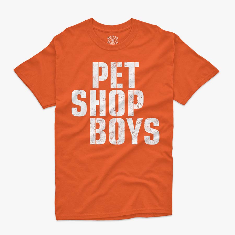 Polera Pet Shop Boys Logo | Efecto Desgastado